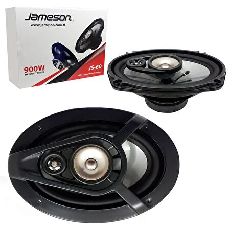 OTO HOPARLÖR OVAL 6X9" 900W 2 ADET JAMESON JS-60