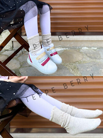 2  Çift Çocuk  Slouchy Çorap