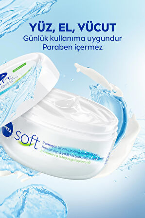 Nivea Soft Nemlendirici Bakım Kremi 200 Ml