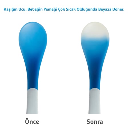 Munchkin Tıklama Kilitli Uçlu Pipetli Alıştırma Bardağı, 6ay+, 207ml, Turuncu ve Isı Göstergeli Yumuşak Uçlu Bebek Kaşıkları 2li Set