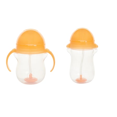 Munchkin Tıklama Kilitli Uçlu Alıştırma Bardağı 6AY+207 ml ,turuncu, 12AY+297 ml Turuncu