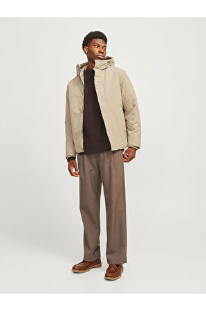 Jack Jones Jjekeen Jacket Sn Erkek Bej Mont 12258405-06