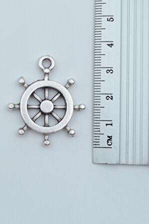 3'lü Gemici Dümen Çapa Yelkenli Gümüş Kaplama Kolye Seti