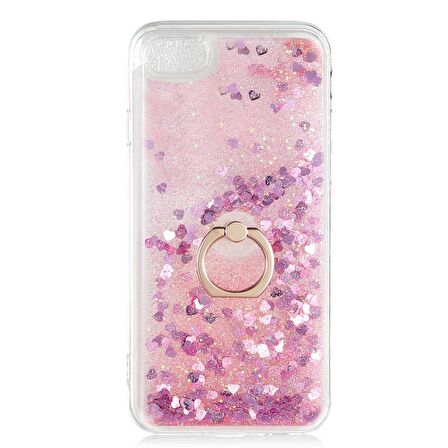 Smcase iPhone 8 Kılıf Milce Yüzüklü Sulu Silikon