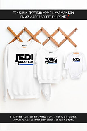 Baba Oğul Jedi Master(TEK ÜRÜN FİYATIDIR KOMBİN YAPMAK İÇİN EN AZ 2 ADET SEPETE EKLEYİNİZ)