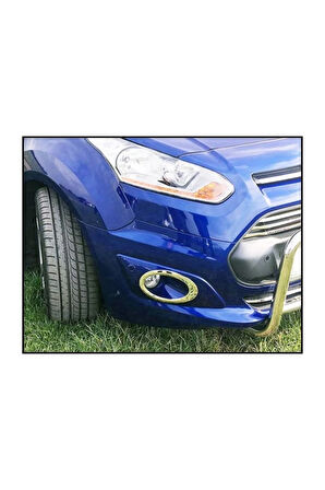 Ford Connect Sis Farı Çerçevesi 2 Parça 2014 - 2021 arası Paslanmaz Çelik