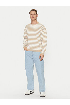 Çizgili Triko Kazak 12269031