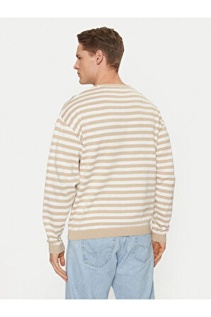 Çizgili Triko Kazak 12269031