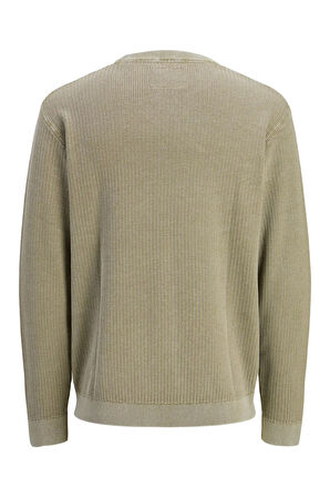 JPRBLUBASTIAN WASHED KNIT CREW NECK  Triko kazak 12271331