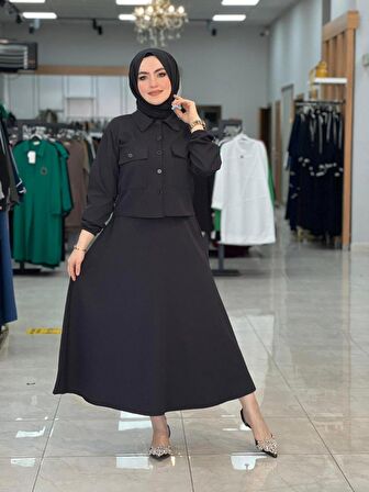 Zeynep Takım Siyah Beden 2-40-42