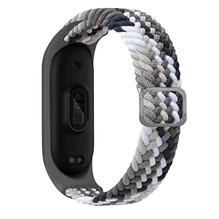Gpack Xiaomi Mi Band 4 Kordon CırtCırt Kumaş Ayarlanabilir Örgü Tasarım KRD 49