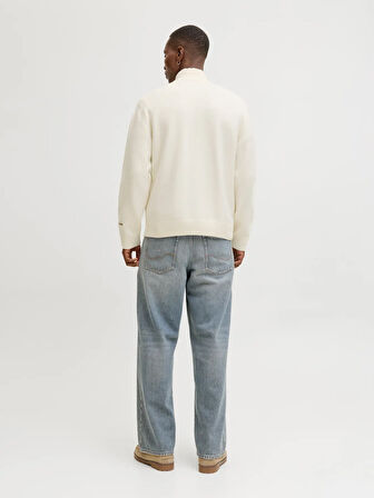 JORNORREBRO Örgü Yarım Fermuarlı Kazak 12282749