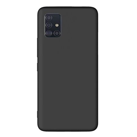 Smcase Samsung Galaxy M51 Kılıf Lüks Mat Biye Silikon  Tam Kapatan Nano Ekran Koruyucu