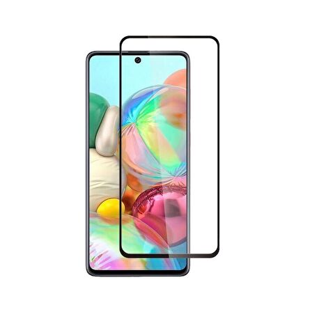Smcase Samsung Galaxy M51 Kılıf Lüks Mat Biye Silikon  Tam Kapatan Nano Ekran Koruyucu