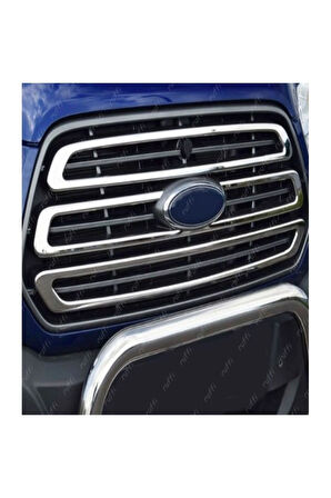 Ford Transit Krom Ön Panjur 3 Parça 2013-2019 Paslanmaz Çelik