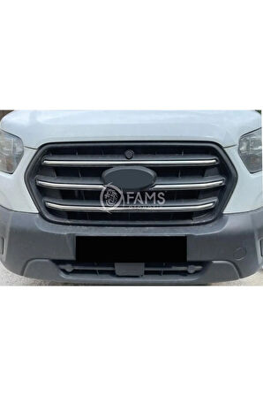 Ford Transit Krom Ön Panjur 4 Parça 2019 Ve Üzeri Paslanmaz Çelik