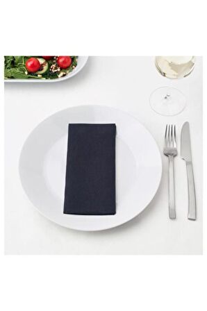 IKEA Mottaga 25 Adet Peçete 38x38 cm - Siyah