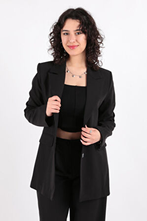 Soul 31609 Kadın Astarlı Blazer Ceket Ss