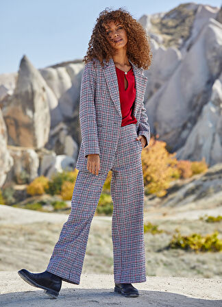 Blazer Kadın Ceket Beyaz | L