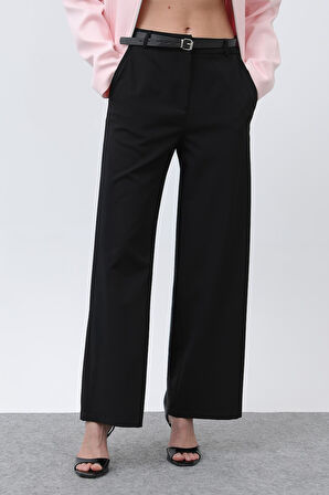 Soul Kadın Basic Kemerli Pantolon 32152PNT