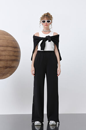 Soul 32157 Kadın Yanlar Çıt Çıt Detaylı Modal Pantolon