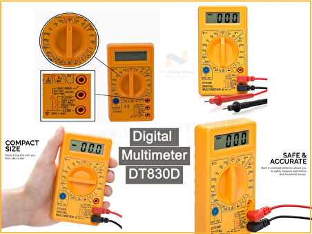 BREADBOARD TEMEL ELEKTRONİK EĞİTİM SETİ + DT830D MULTİMETRE