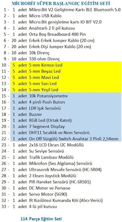 Microbit Süper Başlangıç Seti
