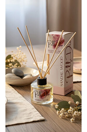 Sandal Ağacı Bambu Çubuklu Ortam Ev Oda Salon Koku Kokusu Ve Oda Parfümü 120 ml
