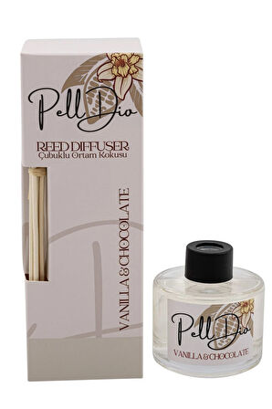 Vanilya Ve Çikolata Bambu Çubuklu Ortam Ev Oda Salon Koku Kokusu Ve Oda Parfümü 120 ml