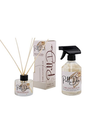 Vanilya Ve Çikolata Bambu Çubuklu Ortam Ev Oda Salon Koku Kokusu Ve Oda Parfümü 120 ml