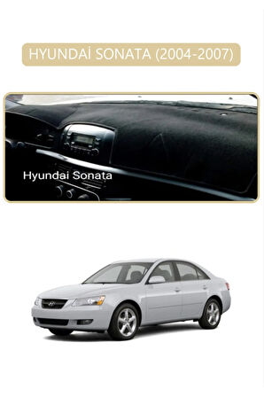 Hyundai Sonata 2004-2007 Torpido Koruma  Halısı -  Bej Kenar