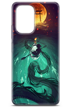 Xiaomi Redmi K40 uyumlu Girls 19 Fit Baskılı Sandal ve Ejderha