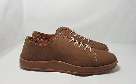 DARKWOOD ERKEK SNEAKER AYAKKABI-HAKİKİ NUBUK-VİZON RENK