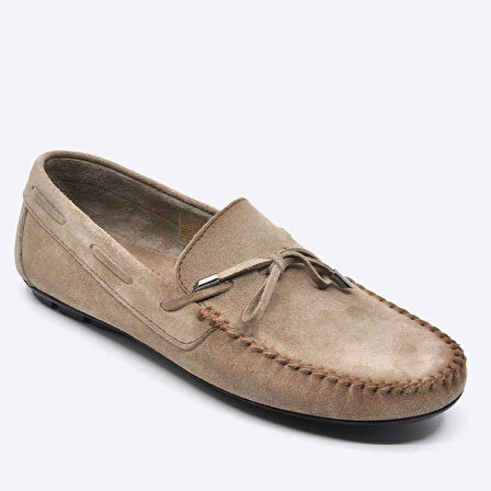 FOSCO-ERKEK GÜNLÜK LOAFER AYAKKABI-HAKİKİ SÜET-VİZON RENK