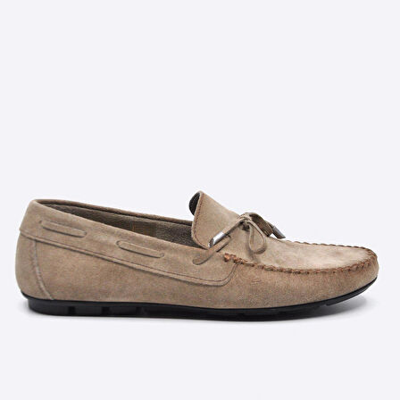 FOSCO-ERKEK GÜNLÜK LOAFER AYAKKABI-HAKİKİ SÜET-VİZON RENK