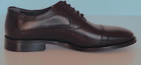 DARKWOOD-ERKEK KLASİK AYAKKABI-SİYAH RENK-BAĞCIKLI