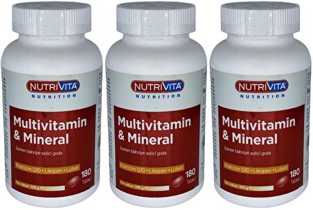 Multivitamin Mineral 3x180 Tablet