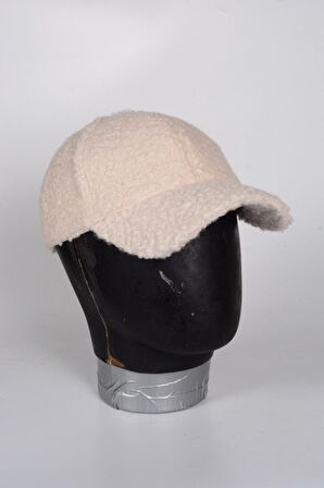 Kadın Kışlık  Peluş Şapka Kep Trendy Baseball Cap