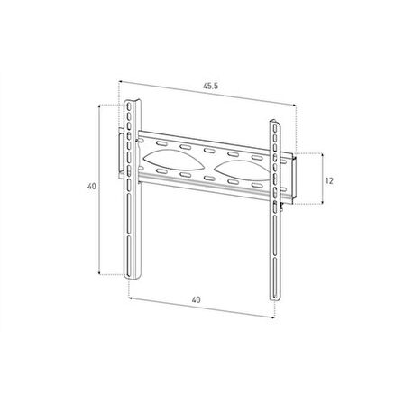 Sonorous Surefix 230 32”-50” LCD-LED Sabit Askı Aparatı