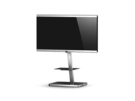 Sonorous PL 2710 BLK SLV - W Tekerlekli Televizyon Sehpası LCD LED