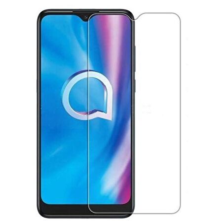 Smcase Alcatel 3X 2020 Kılıf Lüks Mat Silikon  Nano Ekran Koruyucu 
