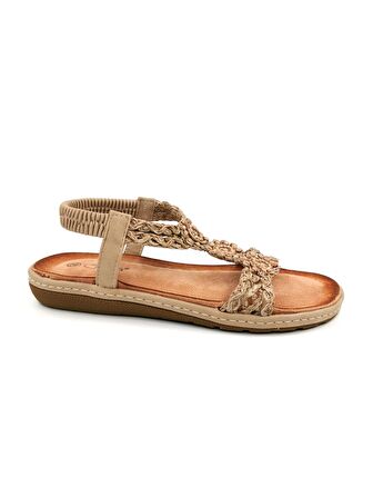 Guja Yumuşak Taban Örgü Kadın Sandalet 009 22Y150