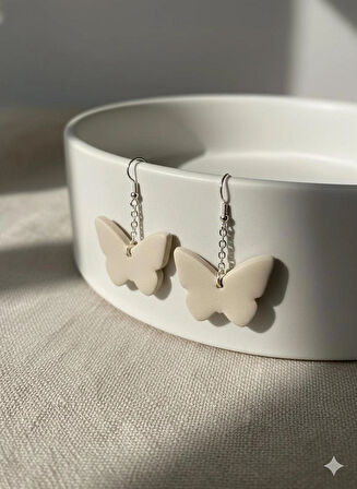 El Yapımı Tasarım Kadın Küpe - Kulağı Ağrıtmayan Çok Hafif ve Renkli Sallantılı Model