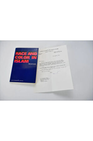 Race and Color in Islam- Bernard Lewis (İthaflı- İmzalı)