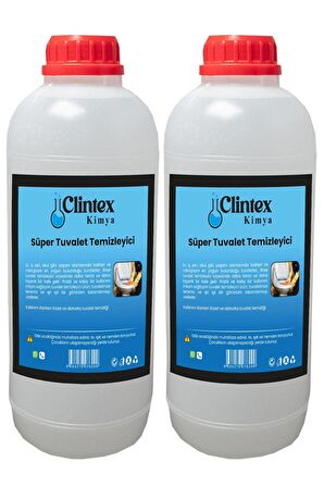 Clintex Kimya Süper Tuvalet Temizleyici 2x1 Lt