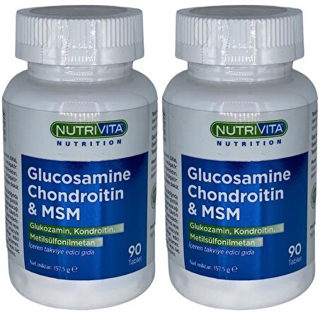 Glucosamine Chondroitin Msm 2x90 Tablet Glukozamin Kondroitin