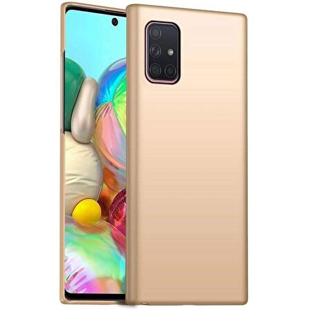 Smcase Samsung Galaxy M31S Kılıf Lüks Mat Silikon  Nano Ekran Koruyucu  Kamera Koruyucu
