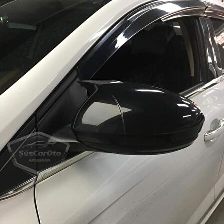 Renault Megane 4 2016 Sonrası Batman Yarasa Ayna Kapağı Piano Black ABS Plastik