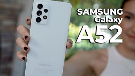Samsung Galaxy A52 Beyaz  128 GB 8 GB Ram YENİLENMİŞ ÜRÜN (Sıfır Gibi) 