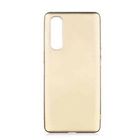 Smcase Oppo Reno4 Pro Kılıf Lüks Mat Silikon  Tam Kapatan Ekran Koruyucu